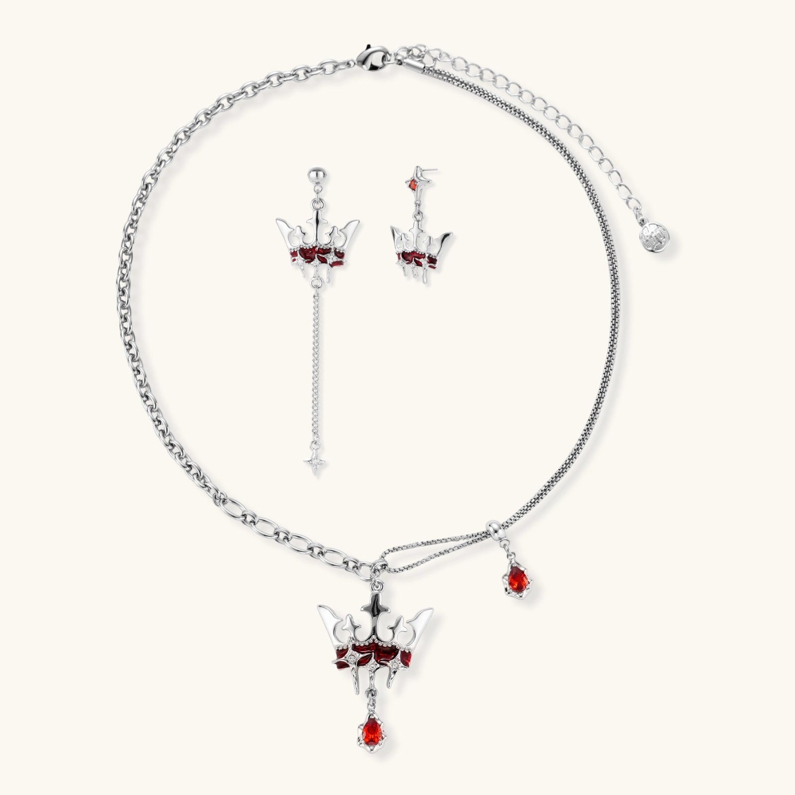 Royal Crimson Crown Set