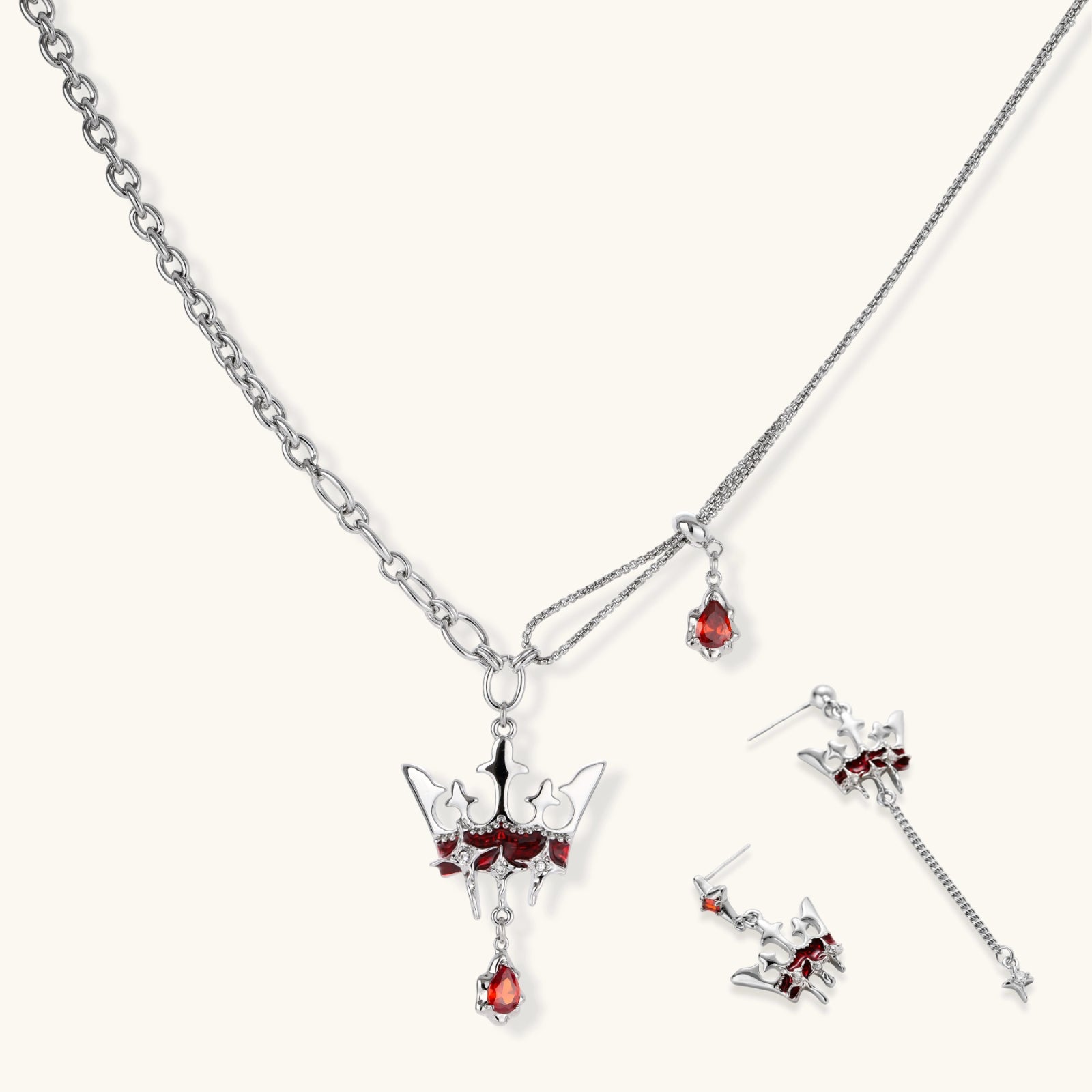 Royal Crimson Crown Set