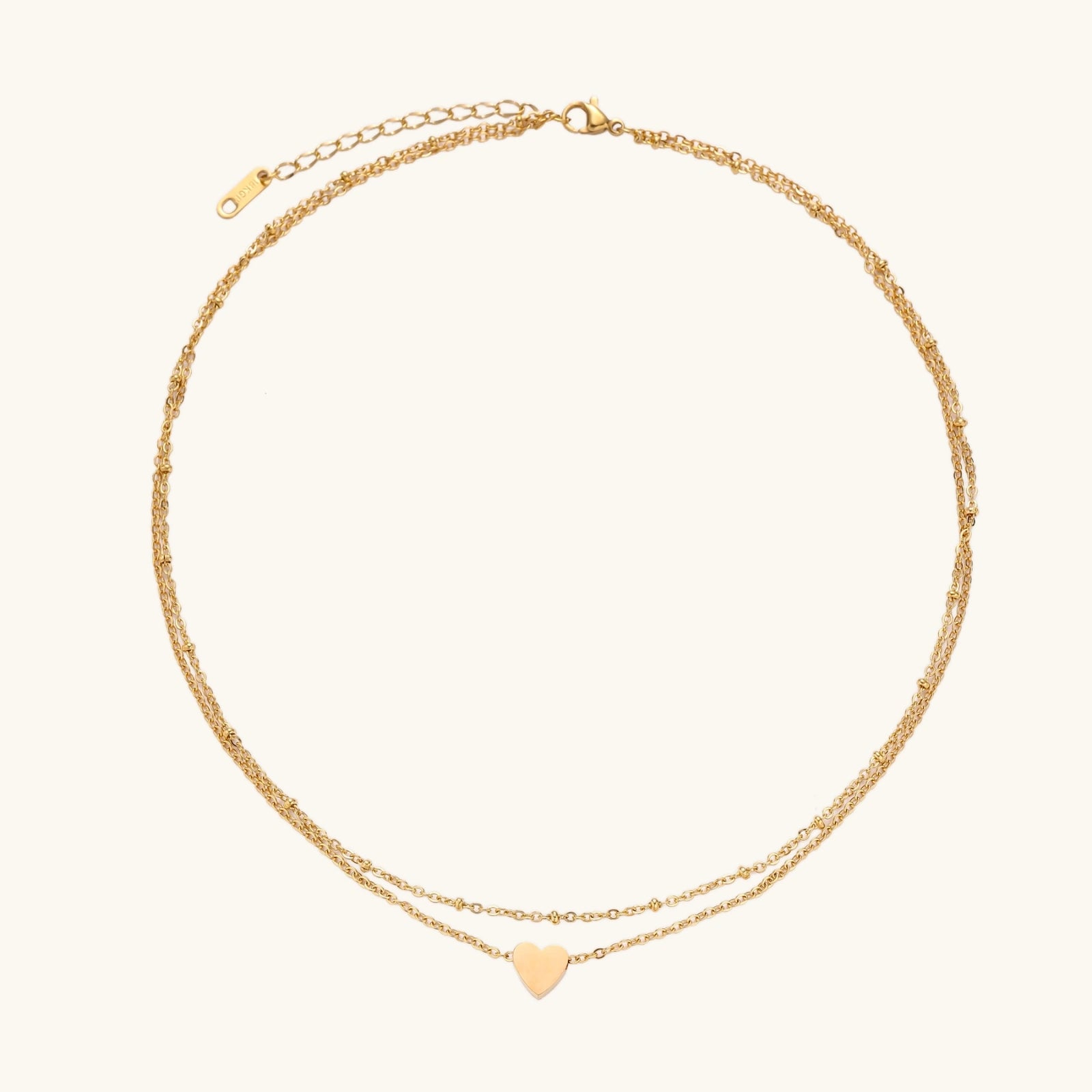 Layered Heart Necklace