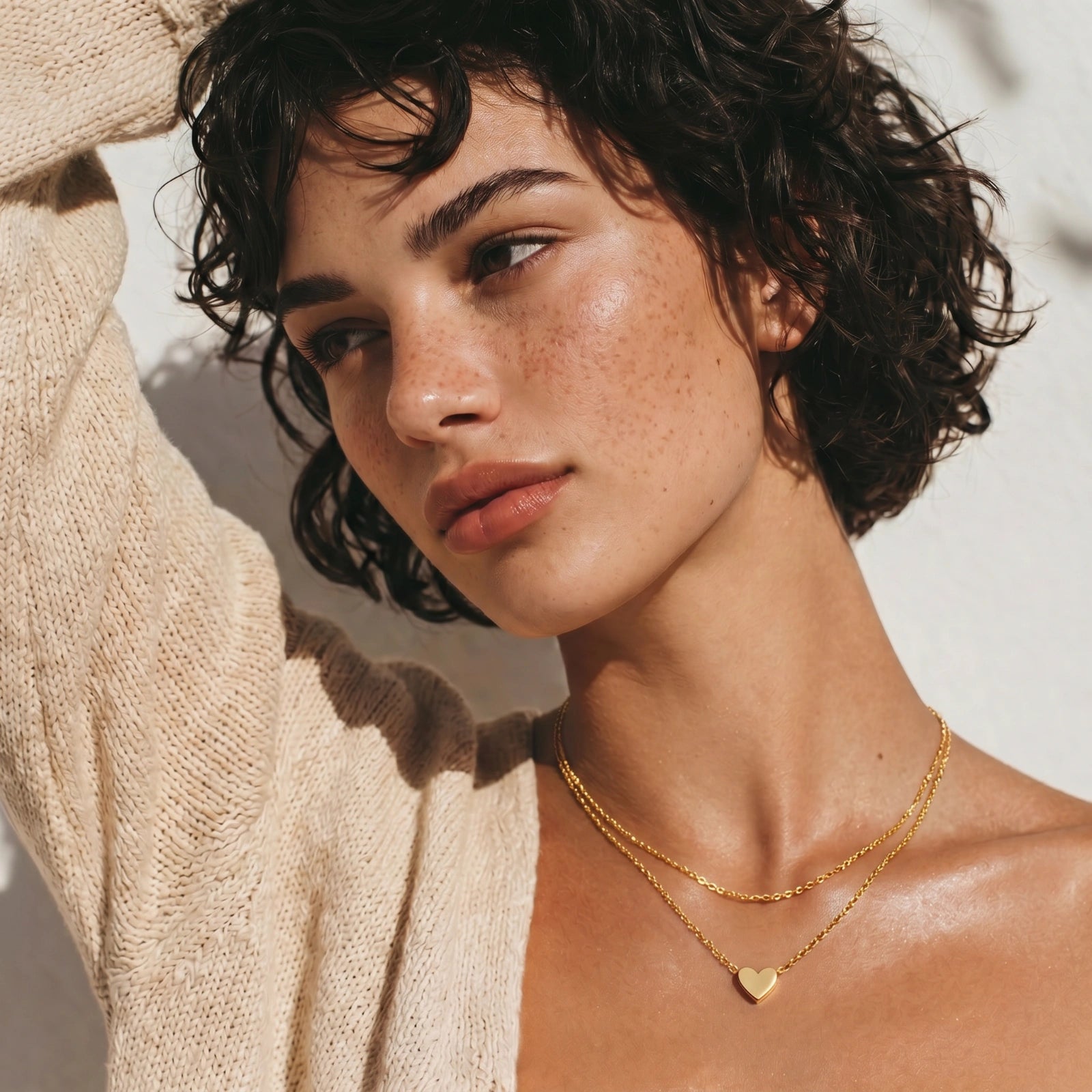 Layered Heart Necklace