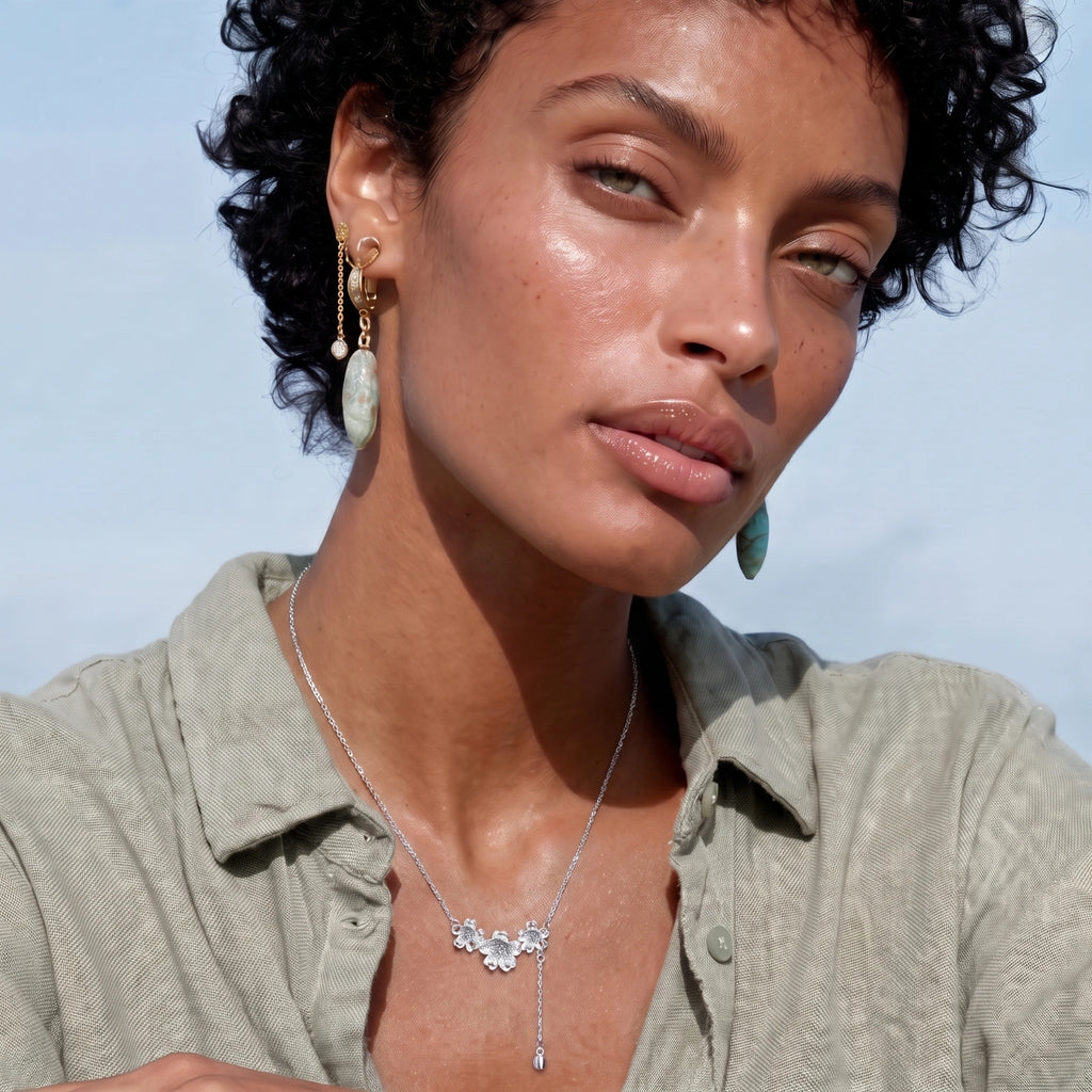 Silver Bloom Lariat
