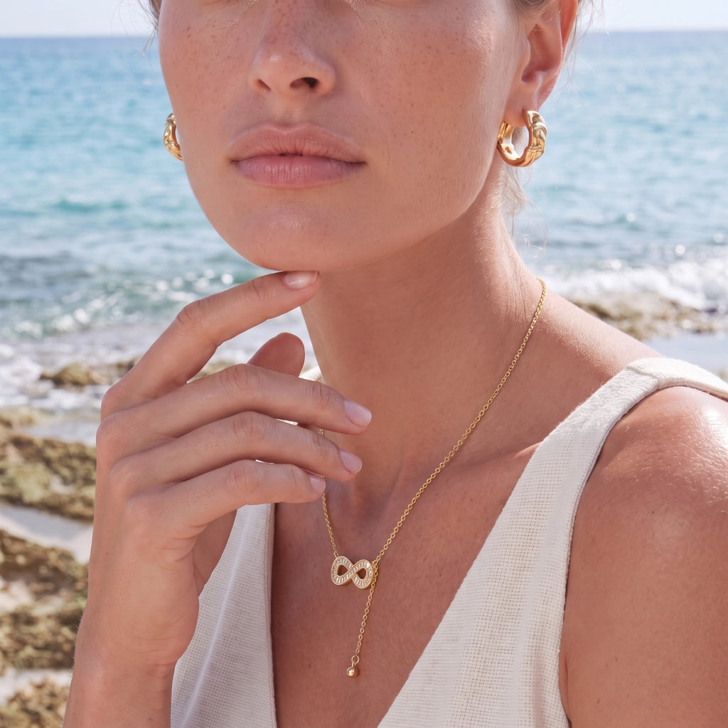 Infinity Sparkle Necklace