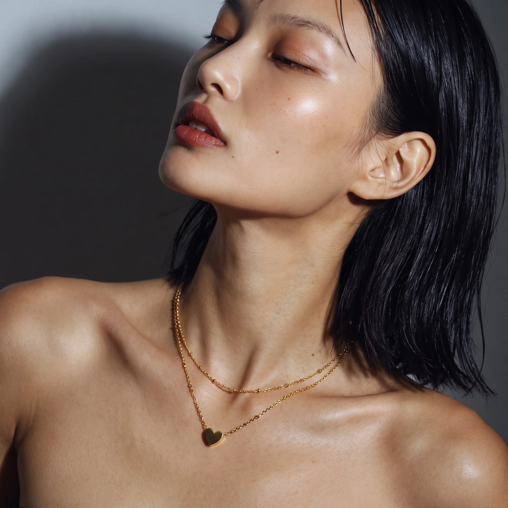 Layered Heart Necklace
