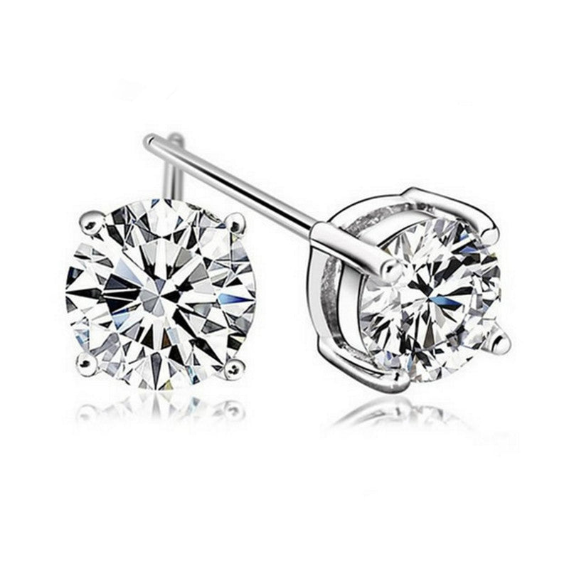 Elegant Zircon Stud Earrings