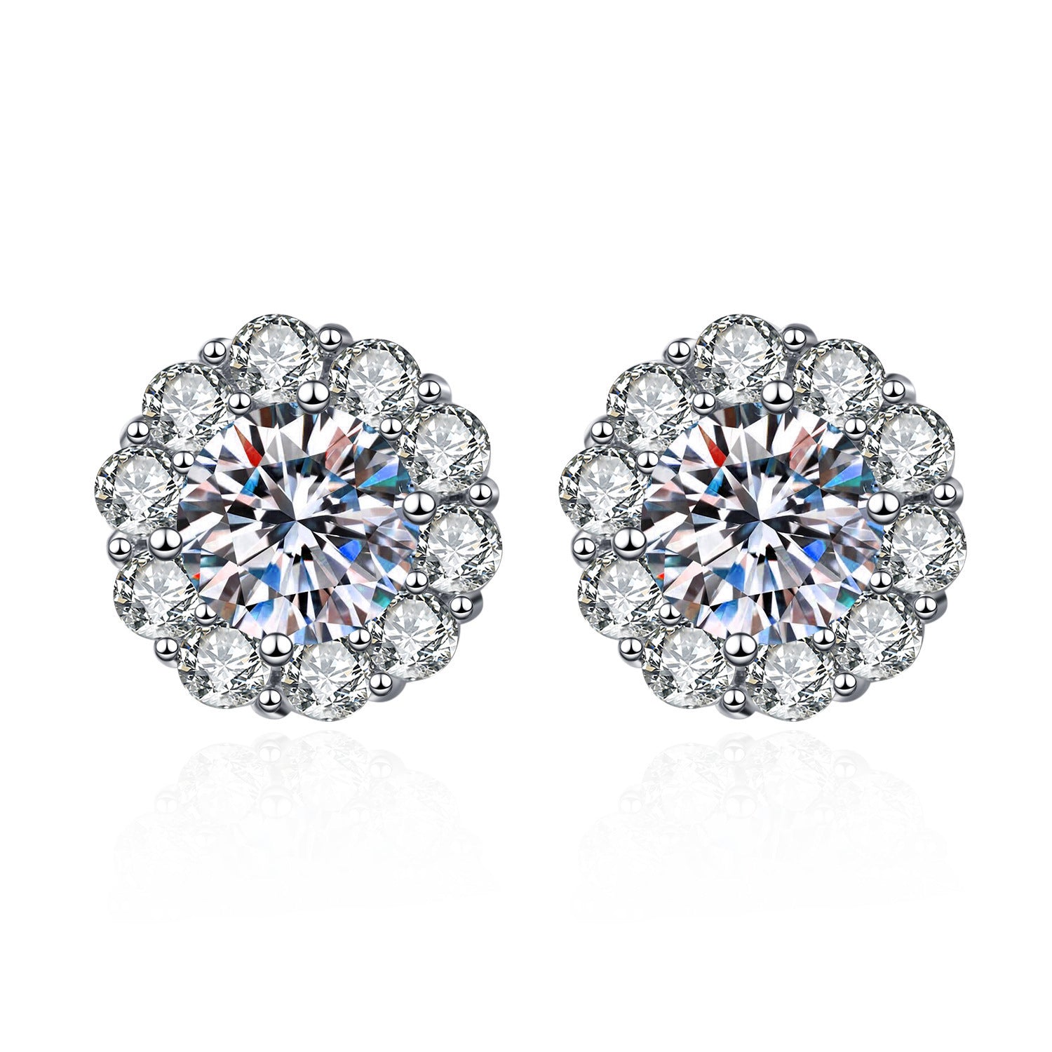 Elegant Zircon Stud Earrings