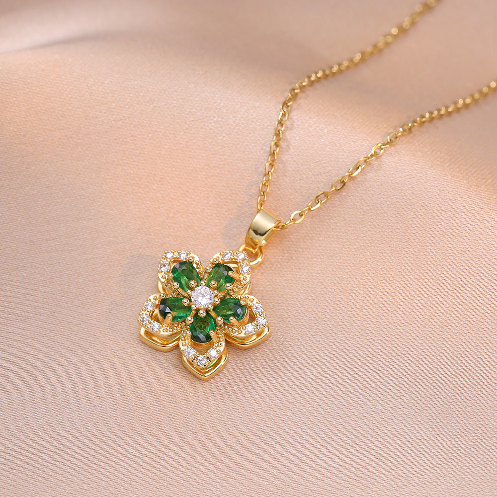 Bloom Charm Pendant Necklace