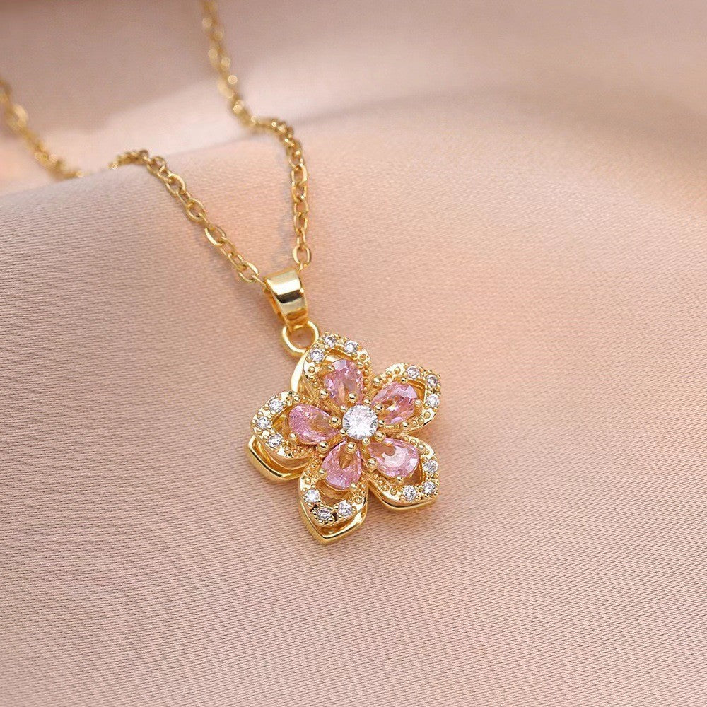 Bloom Charm Pendant Necklace