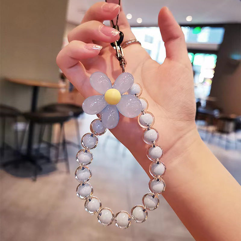 BloomBead Flower Phone Wristlet Charm
