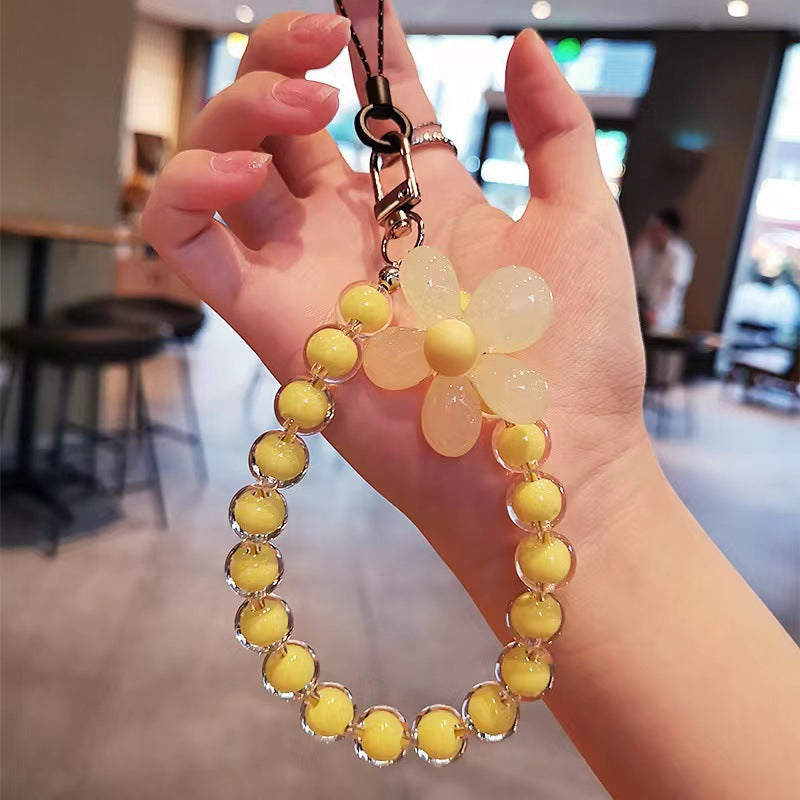 BloomBead Flower Phone Wristlet Charm