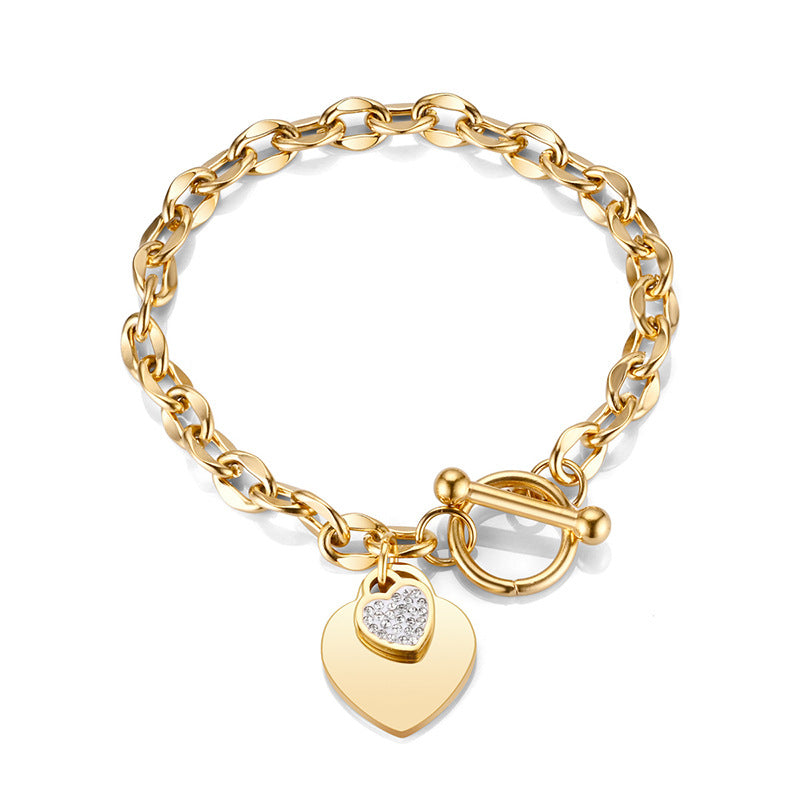 Auros Charm Guarded Heart Bracelet