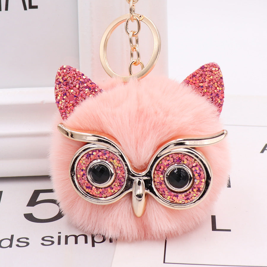 Cozy Owl Keychain