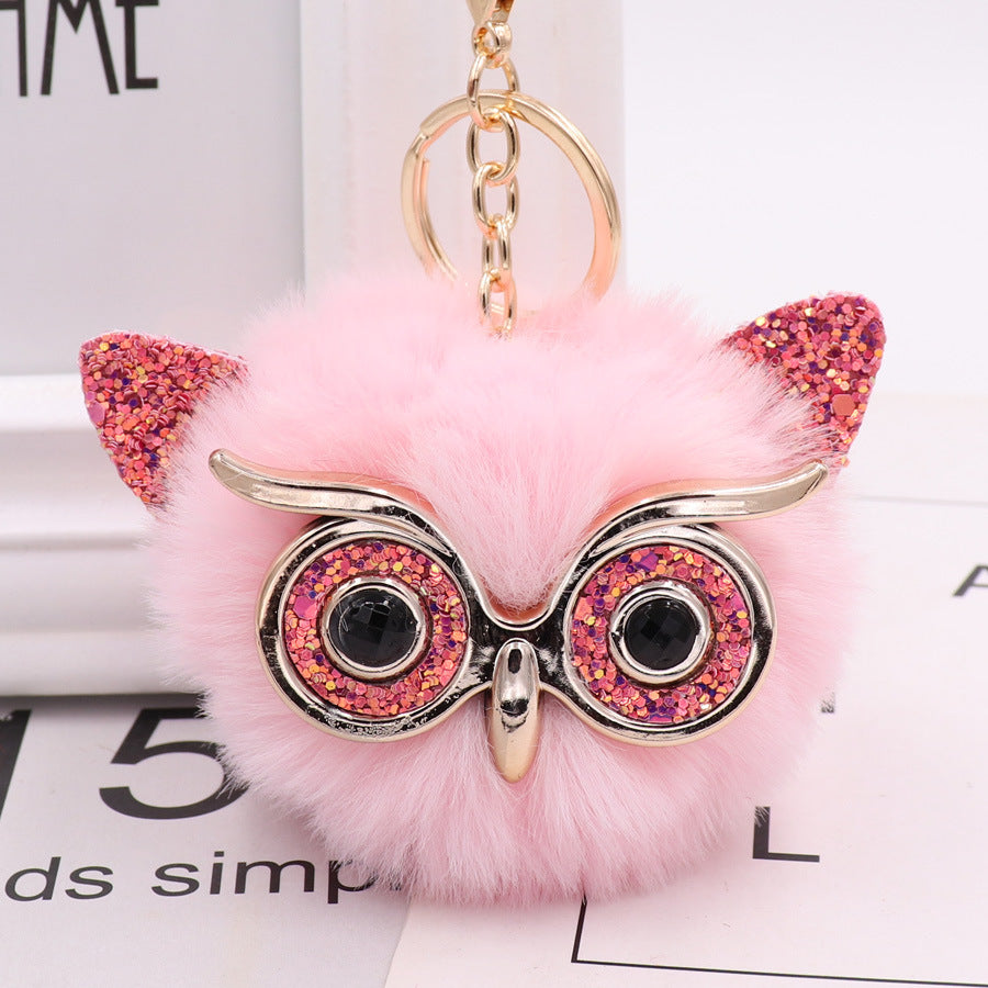 Cozy Owl Keychain