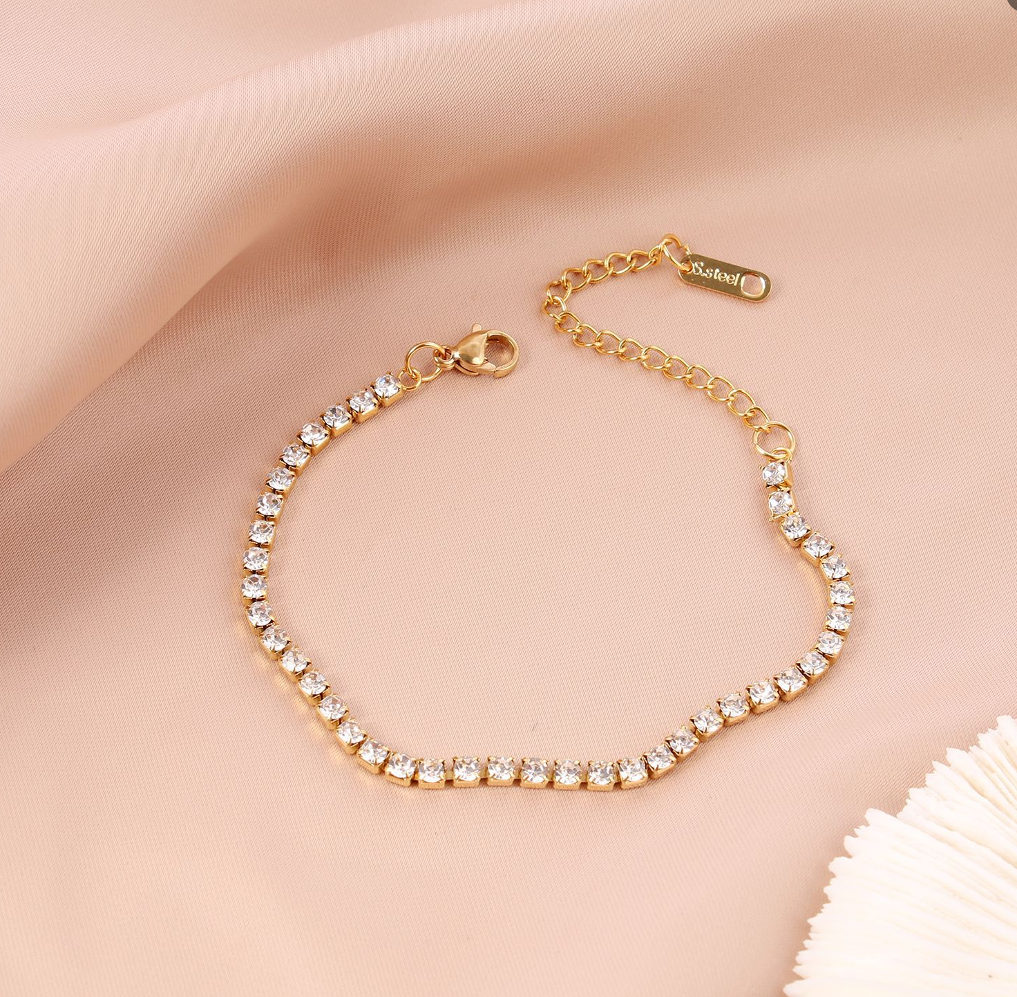 Auros Charm Signature Tennis Bracelet